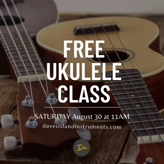 Free Ukulele Class August 30, 2025