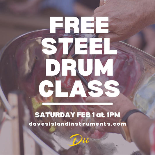 Free Steel Drum Class, February 1, 2025