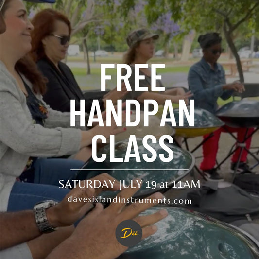 Free Handpan Class July 19, 2025