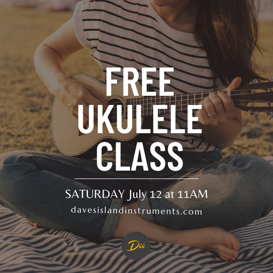 Free Ukulele Class July 12, 2025