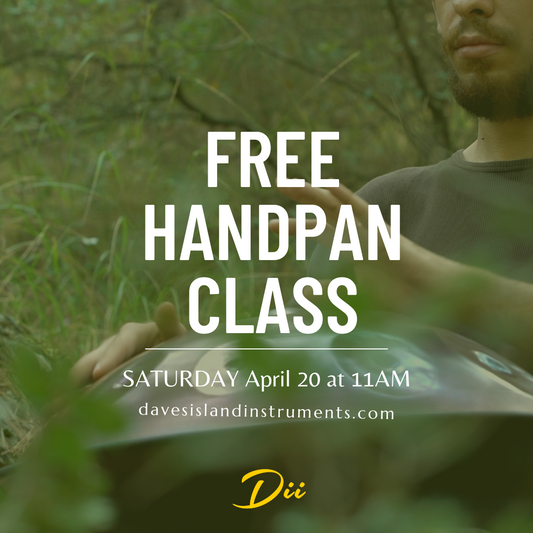 Free Handpan Class April 20, 2024