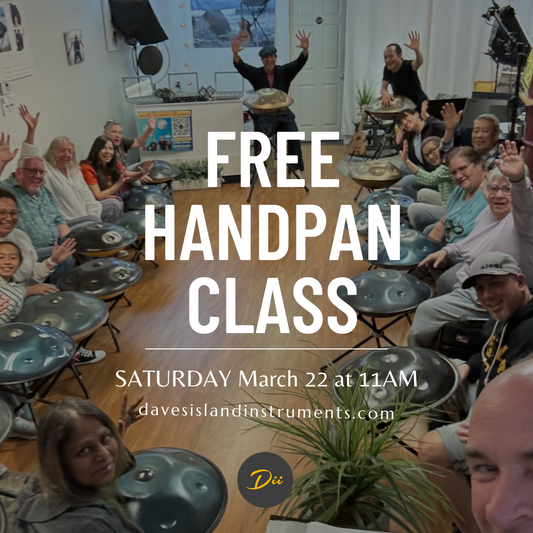 FREE Handpan Class March 22, 2025