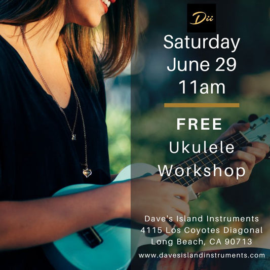 Free Ukulele Class June 29th, 2024