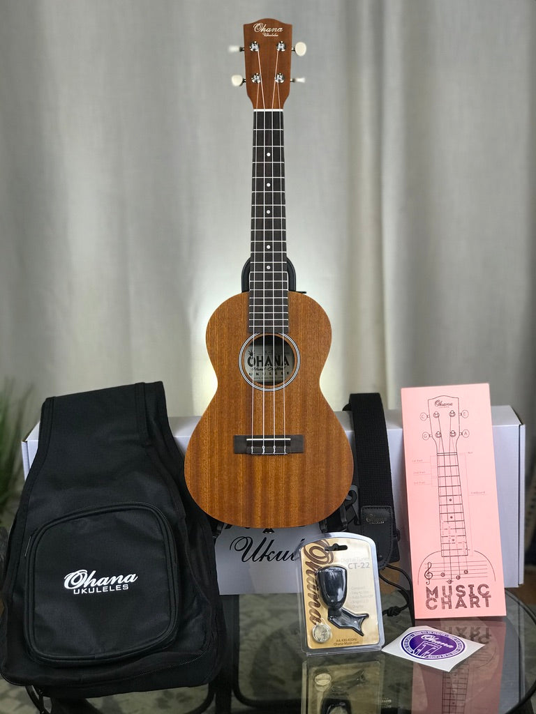 Ohana CK-10 Concert Ukulele Starter Pack