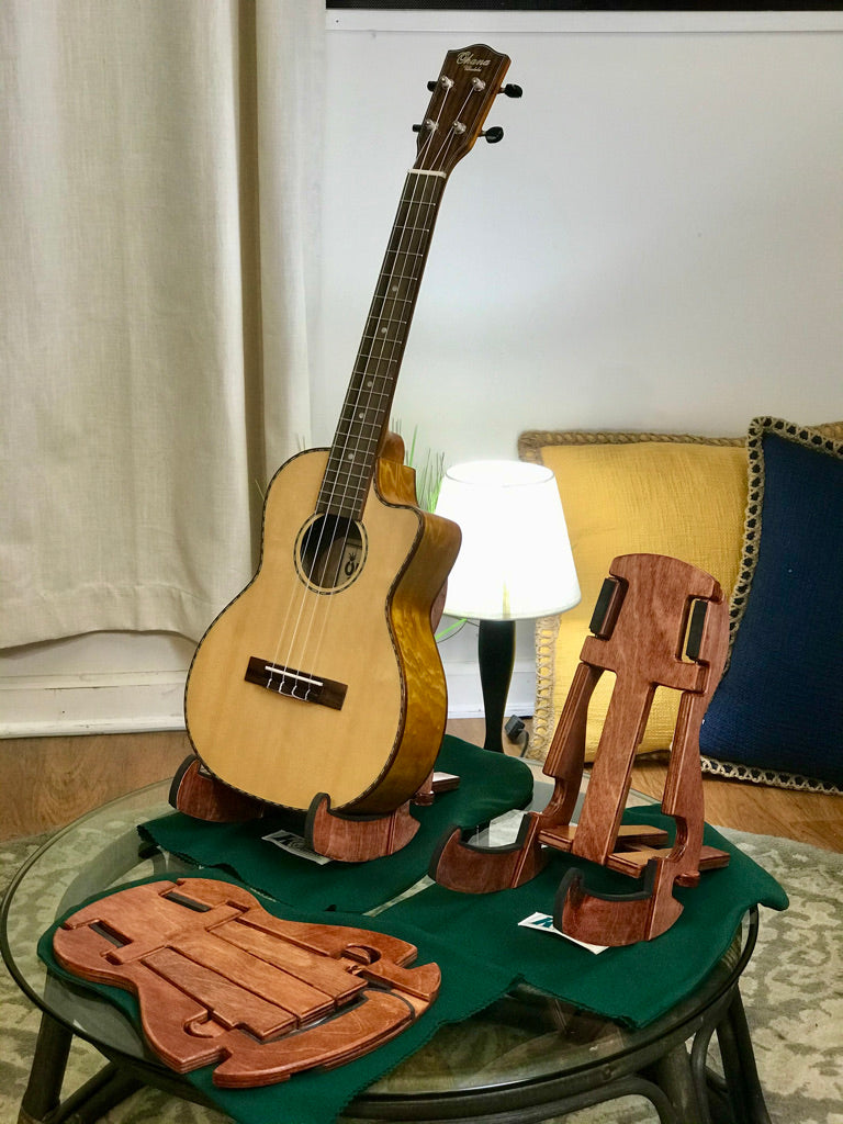 K-Stand 12 inch baltic birch folding ukulele stand