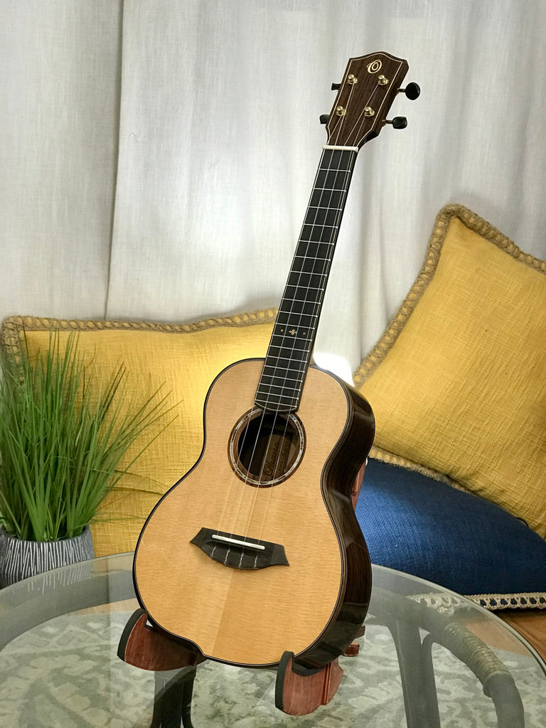 Ohana CK-470G Solid Spruce Solid Rosewood Concert Ukulele (one of a kind)