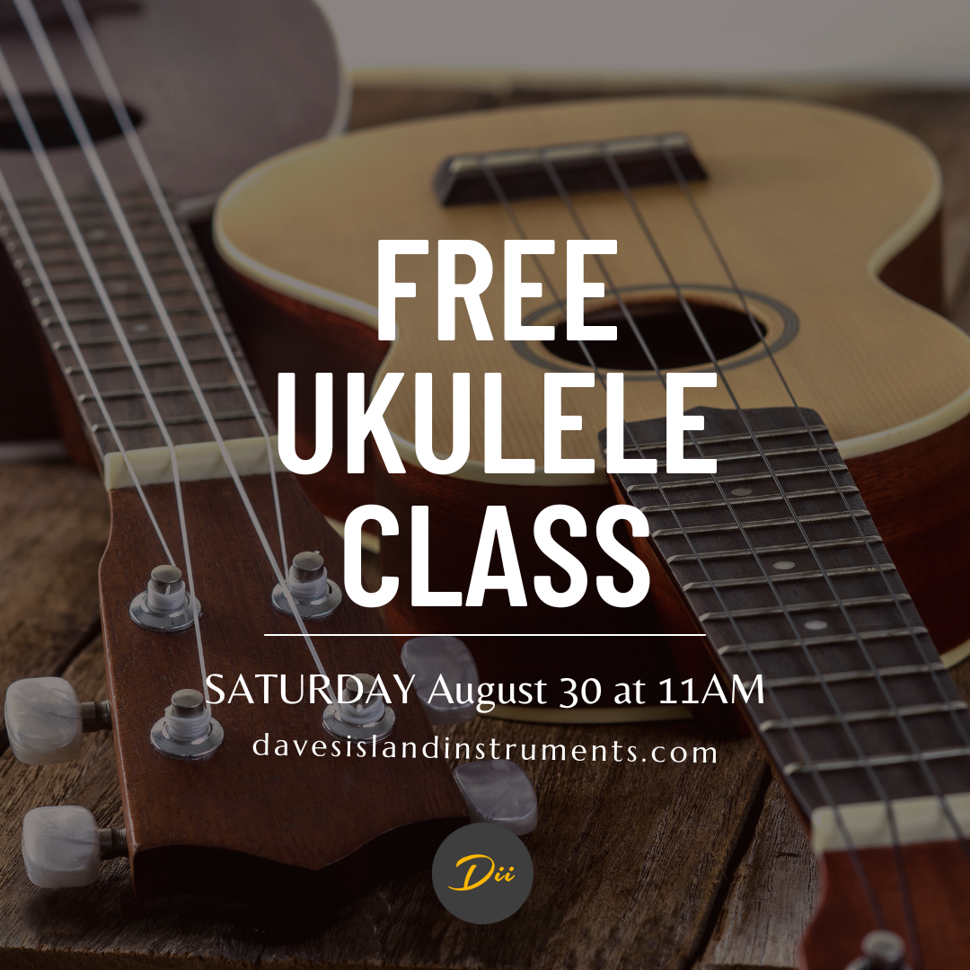 Free Ukulele Class August 30, 2025
