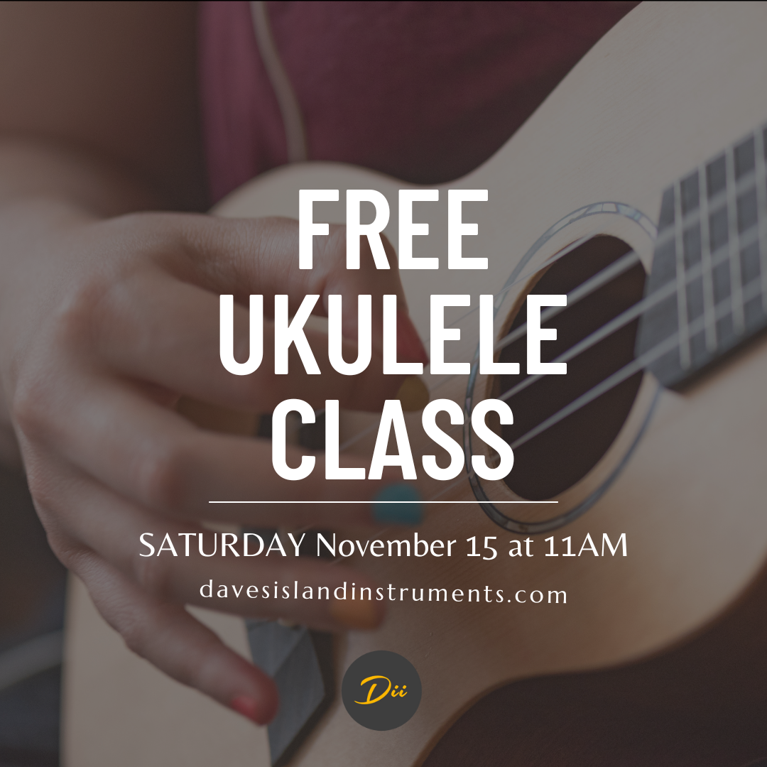 Free Ukulele Class November 15, 2025