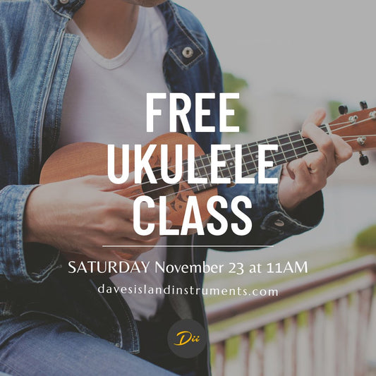 Free Ukulele Class November 23, 2024