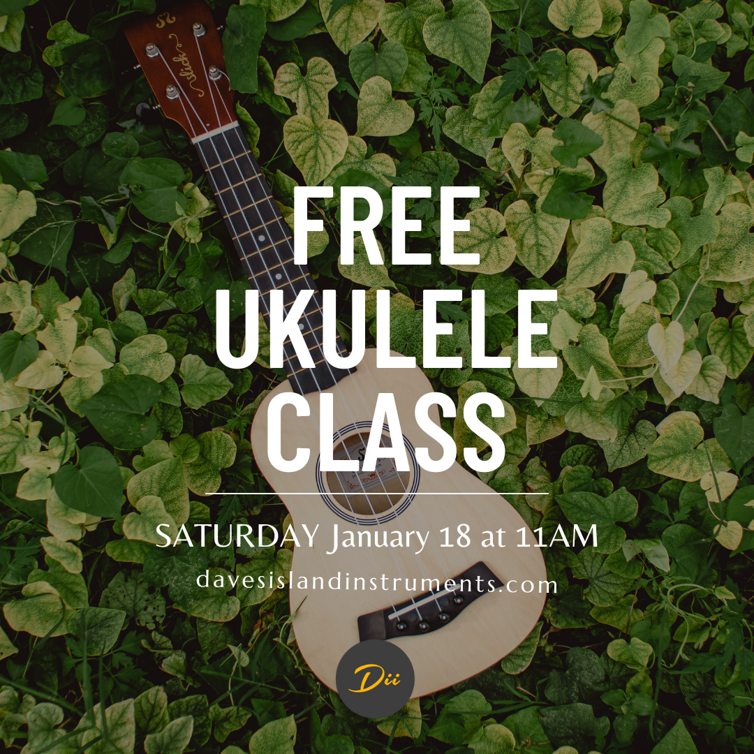 Free Ukulele Class January 18, 2025