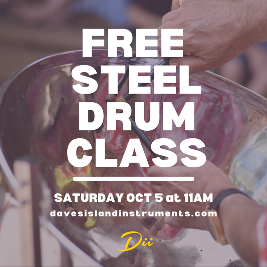 Free Steel Drum Class October 5, 2024