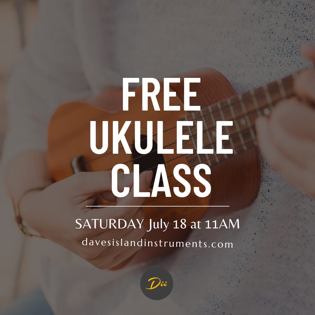Free Ukulele Class July 18, 2026