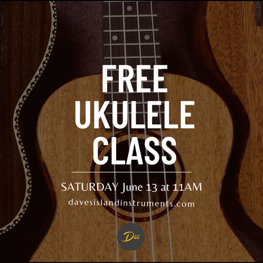 Free Ukulele Class June 13, 2026