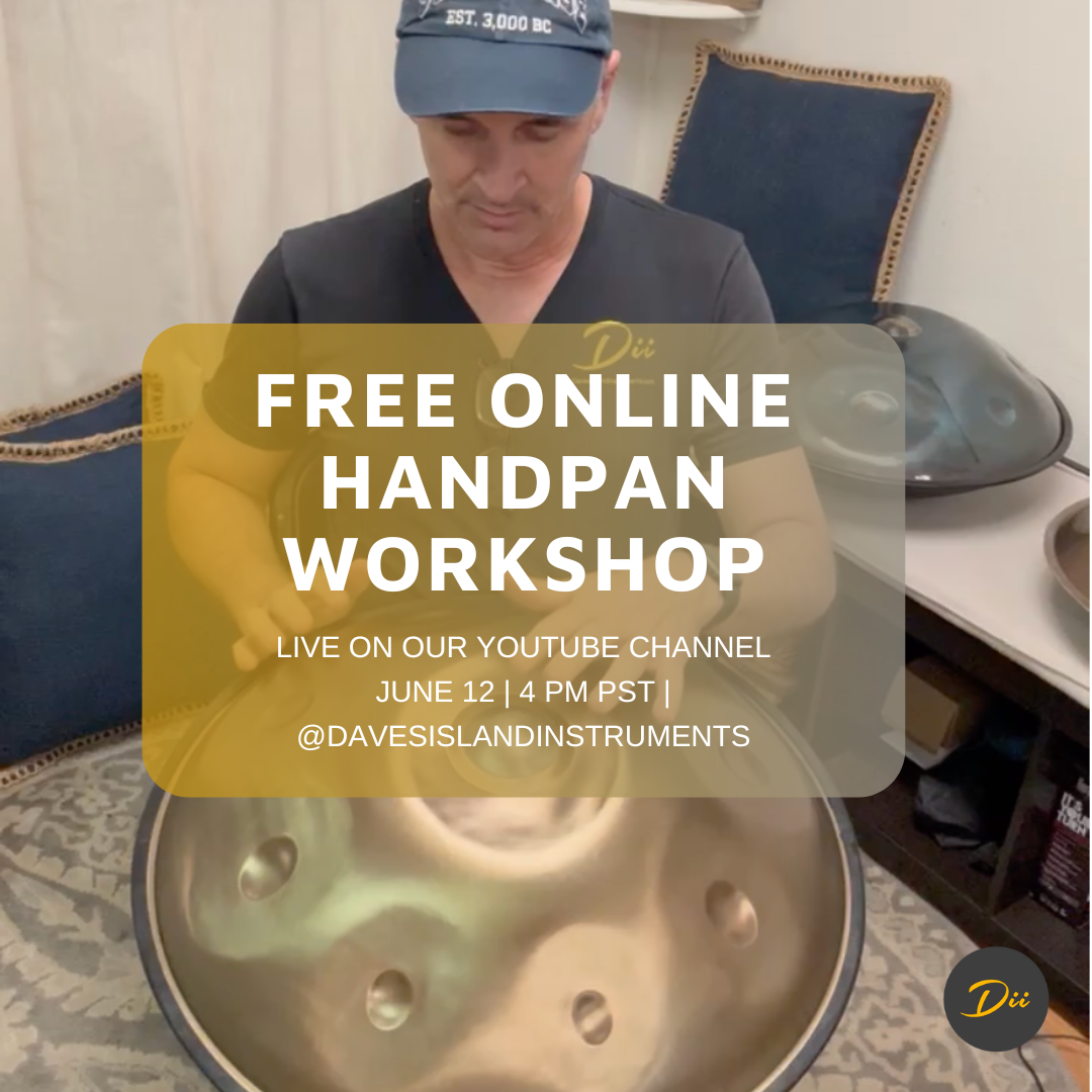 FREE Online Handpan Workshop June 12, 2025