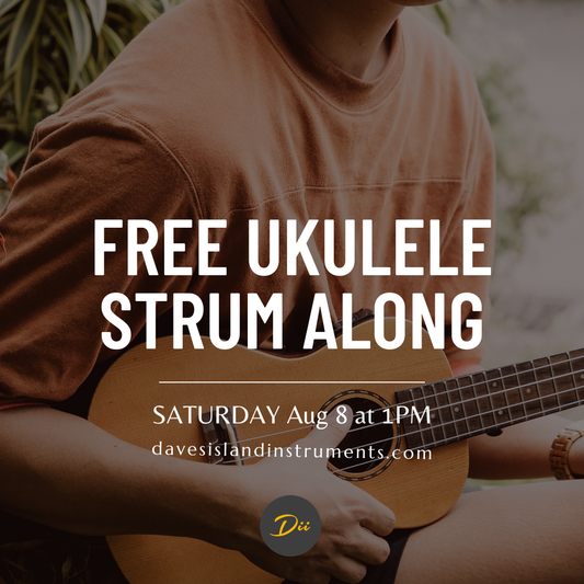 Free Ukulele Strum Along August 8, 2026