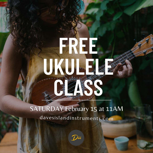 FREE Ukulele Class February 15, 2025