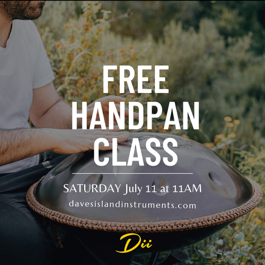 Free Handpan Class July 11, 2026