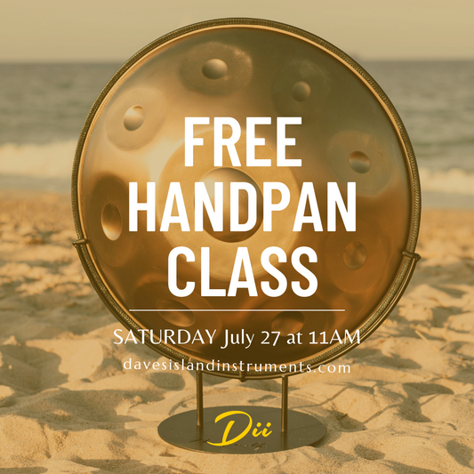 Free Handpan Class July 27, 2024