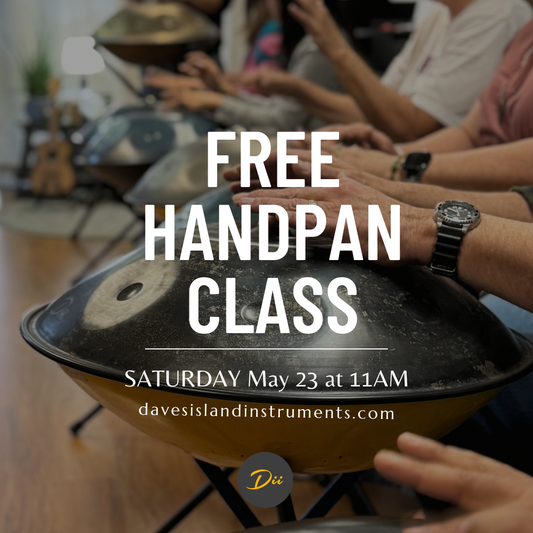 Free Handpan Class May 23, 2026