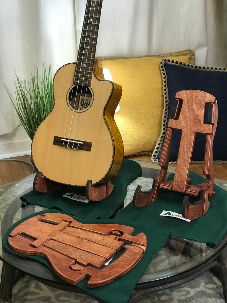 K-Stand 12 inch baltic birch folding ukulele stand