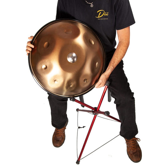 Aurous 9 Note Stainless Steel Handpan Custom G Major Yang Scale 440 Hz