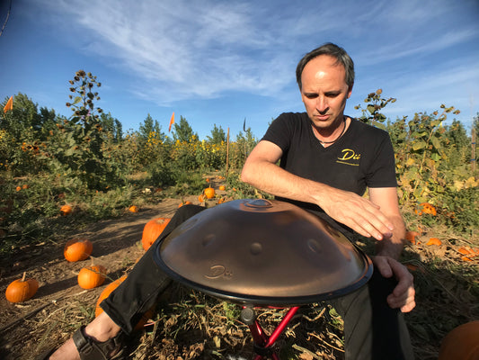 Aurous 9 Note Stainless Steel Handpan D Minor Kurd Scale 432 Hz