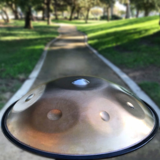 Aurous 12 Note Stainless Steel Handpan D Minor Kurd Scale 432 Hz