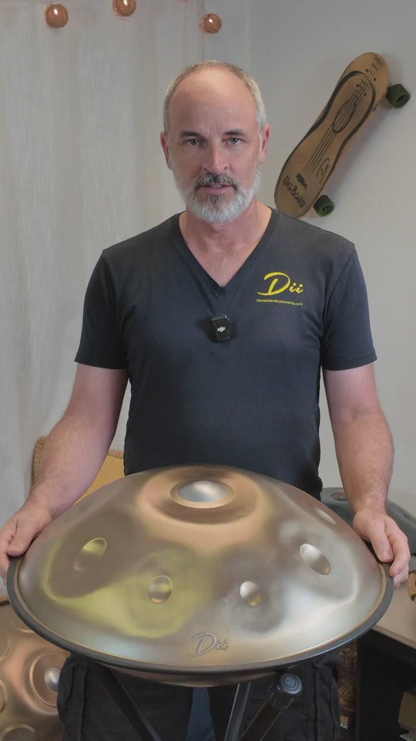 Aurous 9 Note Stainless Steel Handpan Custom G Major Yang Scale